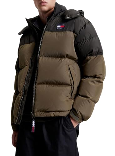 Tommy Jeans Herren Puffer Jacke ALASKA grün (43) XL von Tommy Hilfiger