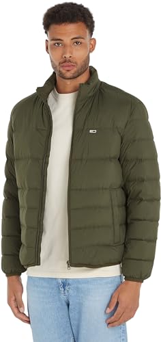 Tommy Jeans Herren Pufferjacke Übergangsjacke, Grün (Fatigue Green), XS von Tommy Jeans