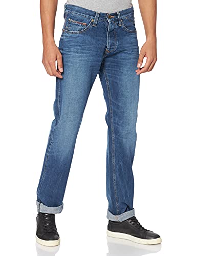 Tommy Jeans Herren Ronan Straight Jeans, Blau (La Used), W28/L32 von Tommy Jeans