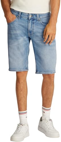 Tommy Jeans Herren Ronnie Bi0112 Dm0dm20962 Shorts Mit 5 Taschen, Denim (Denim Light), 28W EU von Tommy Jeans