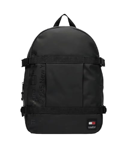 Tommy Jeans Herren Rucksack Essential Backpack Handgepäck, Schwarz (Black), Einheitsgröße von Tommy Jeans