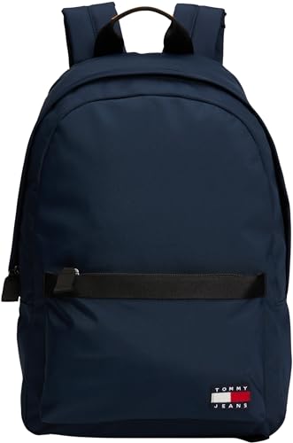 Tommy Jeans Herren Rucksack Essential Daily Dome Backpack Schlicht, Blau (Dark Night Navy), Einheitsgröße von Tommy Jeans