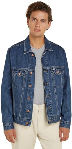 Tommy Jeans Herren Ryan RGLR TRCKR Jckt BH0056 DM0DM18782 Jeansjacken, Denim, XL von Tommy Jeans