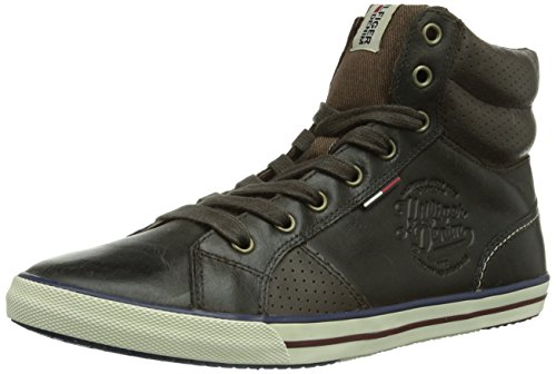 Tommy Jeans Herren Samson 12A High-Top, Braun (Coffee 211), 45 EU von Tommy Jeans