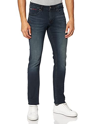 Tommy Jeans Herren Scanton Cobco Slim Jeans, Blau (Cobble Black Comfort 911), W29/L36 von Tommy Jeans