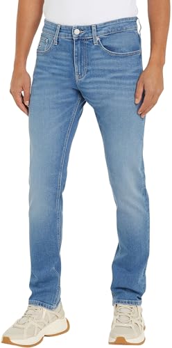 Tommy Jeans Herren Jeans Slim Fit, Blau (Denim Light), 36W/36L von Tommy Jeans