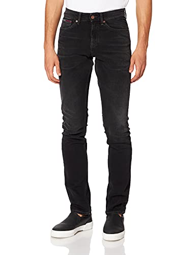 Tommy Jeans Herren Scanton Slim Be271 2ybkbkcd Jeans, Denim Black, 29W / 32L von Tommy Jeans