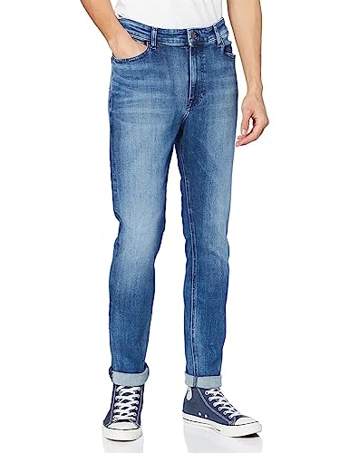 Tommy Jeans Herren Jeans Simon Skinny Stretch, Blau (Dynamic Jacob Mid Blue Stretch), 29W / 36L von Tommy Jeans