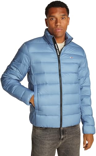 Tommy Jeans Herren Steppjacke Down Wasserabweisend, Blau (Colorado Blue), XXL von Tommy Jeans