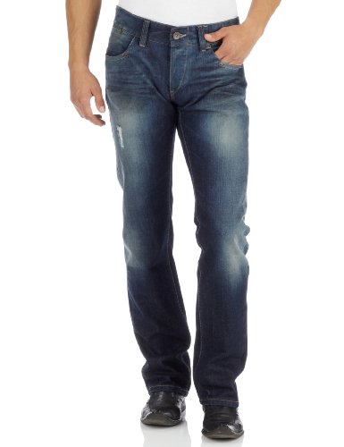 Tommy Jeans Herren Straight Leg Jeans Blau 32/32 von Tommy Jeans