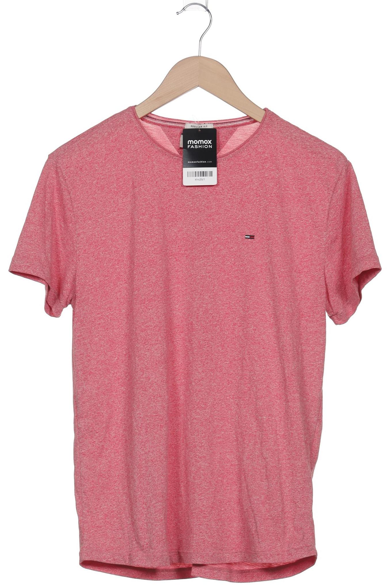 Tommy Jeans Herren T-Shirt, pink von Tommy Jeans