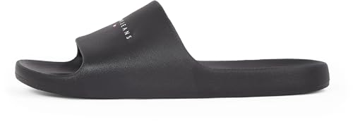 Tommy Jeans Herren Badeschuhe Basic Sandal Elegant, Schwarz (Black), 40 von Tommy Jeans