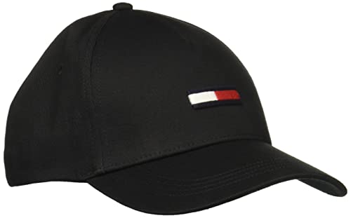 Tommy Jeans Herren TJM Basic Cap Baseballkappe, Black, Einheitsgröße von Tommy Jeans