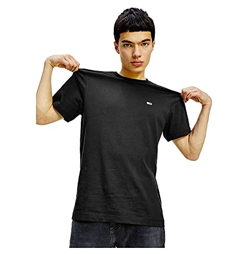Tommy Jeans Herren T-Shirt Kurzarm TJM Classic Rundhalsausschnitt, Schwarz (Black), XXL Tommy Jeans Herren T-Shirt Kurzarm TJM Classic Rundhalsausschnitt, Schwarz (Black), XXL von Tommy Jeans