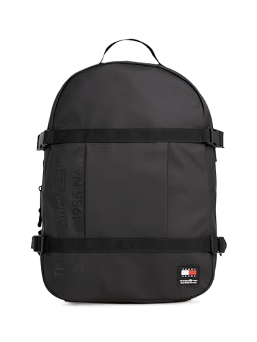 Tommy Jeans Herren Rucksack Essential Backpack Handgepäck, Schwarz (Black), Einheitsgröße von Tommy Jeans