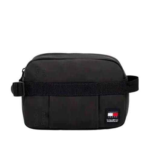 Tommy Jeans Herren TJM Daily + WASHBAG AM0AM12077 Andere SLG (kleine Lederwaren), Schwarz von Tommy Jeans