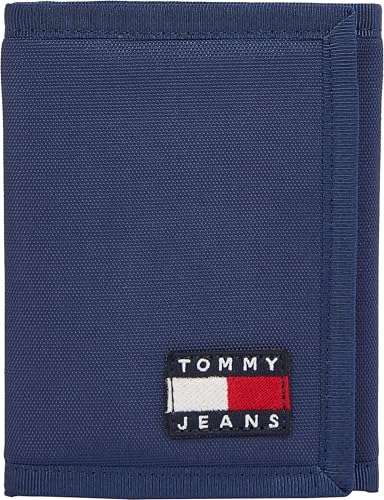Tommy Jeans Herren TJM ESS Daily Nylon Tri Wallet Am0Am13269 Dreifach gefaltete Geldbörse, Blue (Velvet Blue) von Tommy Jeans