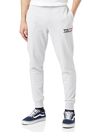 Tommy Jeans Herren TJM Entry Graphic Sweatpant Trainingshose, Silver Grey Htr, 32 W/30 L von Tommy Jeans