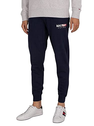 Tommy Jeans Herren TJM Entry Graphic Sweatpant Trainingshose, Twilight Navy, 28 W/30 L von Tommy Jeans