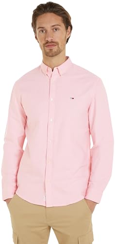 Tommy Jeans Herren Hemd Tjm Entry Reg Oxford Shirt Freizeithemd, Rosa (Tickled Pink), XXXL von Tommy Jeans