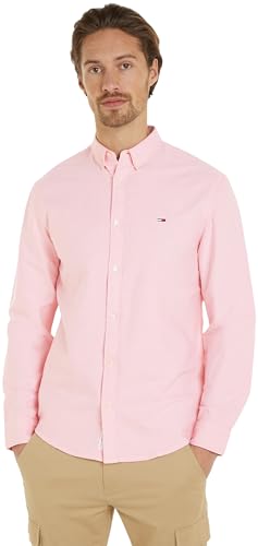 Tommy Jeans Herren Hemd Tjm Entry Reg Oxford Shirt Freizeithemd, Rosa (Tickled Pink), L von Tommy Jeans