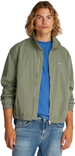 Tommy Jeans Herren TJM Essential Jacket EXT Dm0Dm20655 Windbreaker-Jacke, Green (Aruba Green), XS von Tommy Jeans