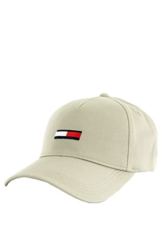 Tommy Jeans Herren TJM Flag Cap Baseballkappe, Faded Willow, Einheitsgröße von Tommy Jeans