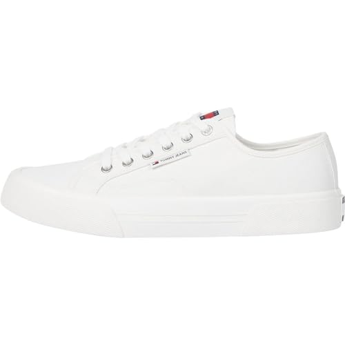 Tommy Jeans Herren Vulcanized Sneaker Schuhe, Weiß (Ecru), 43 Tommy Jeans Herren Vulcanized Sneaker Schuhe, Weiß (Ecru), 43 von Tommy Jeans