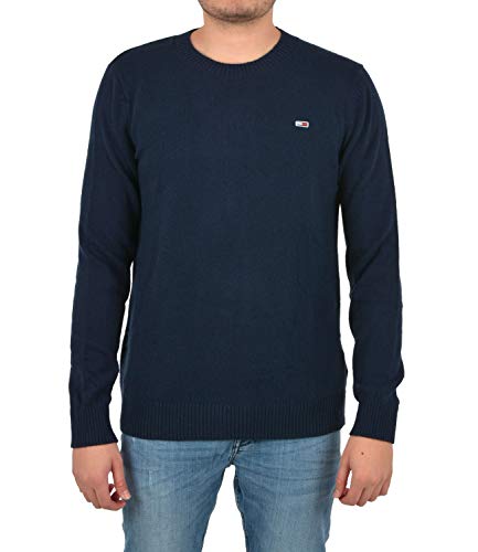 Tommy Jeans Herren TJM Light Blend Crew Sweater Pullover, Twilight Navy, Medium von Tommy Jeans
