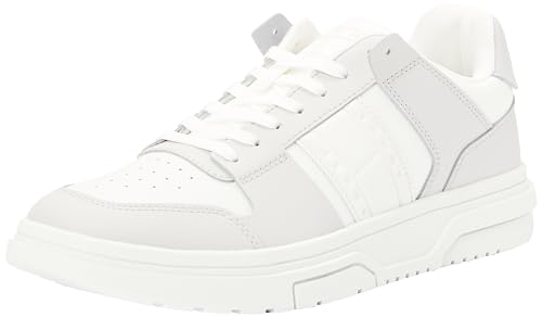 Tommy Jeans Herren TJM Mix Material 2.0 EM0EM01345 Cupsole Sneaker, Grau, 41 EU von Tommy Jeans