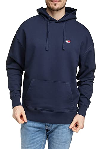 Tommy Jeans Herren TJM RLX XS Badge DM0DM16369 Hoodies, Blau von Tommy Jeans