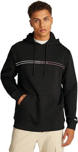 Tommy Jeans Herren TJM Reg Entry Graphic Hoodie EXT Dm0dm20847 Kapuzenpullover, Black (Black), L EU von Tommy Jeans