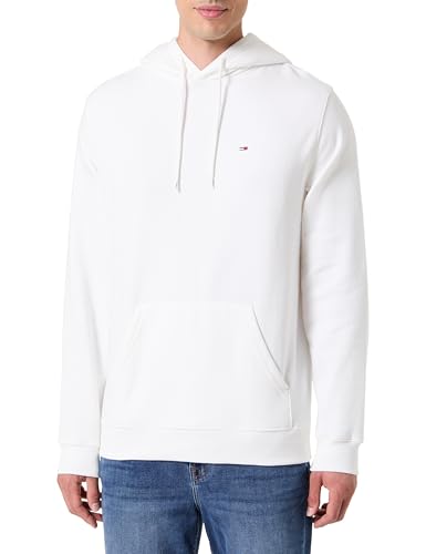 Tommy Jeans Herren TJM Reg Flag Hoodie Dm0dm20742 Kapuzenpullover, White (Ecru), M EU von Tommy Jeans