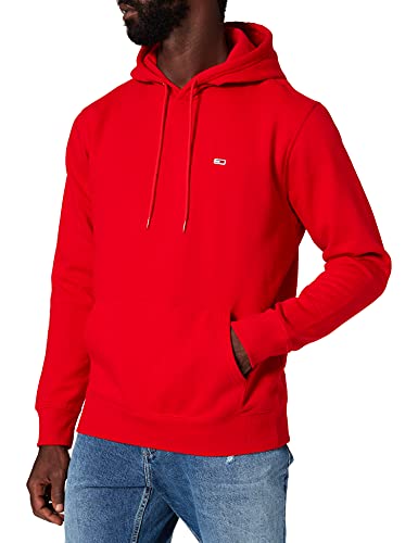 Tommy Jeans Herren TJM Regular Fleece DM0DM09593 Hoodies, Rot (Deep Crimson), XXL von Tommy Jeans