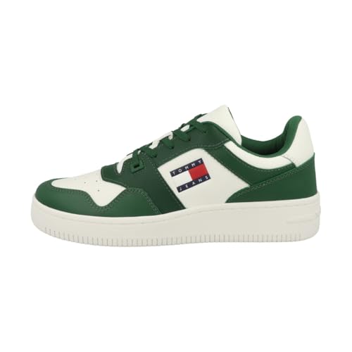 Tommy Jeans Herren TJM Retro Basket ESS Em0Em01395 Mittleres Oberteil, Green (Terrain), 42 EU von Tommy Jeans