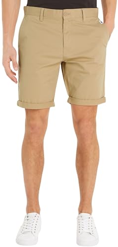 Tommy Jeans Herren TJM Scanton DM0DM18812 Shorts, Beige, 31W von Tommy Jeans