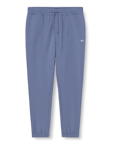 Tommy Jeans Herren TJM Slim S Flag Sweatpant Dm0Dm20473 Trainingshose, Grey (Blue Moment), L von Tommy Jeans