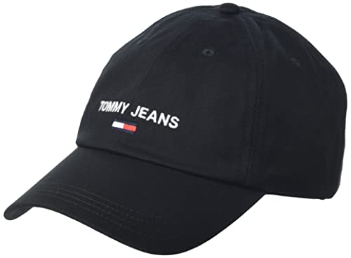 Tommy Jeans Herren TJM Sport Cap Baseballkappe, Black, Einheitsgröße von Tommy Jeans
