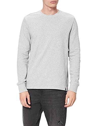 Tommy Jeans Herren TJM Waffle SNIT T-Shirt, Lt Grey Htr, S von Tommy Jeans