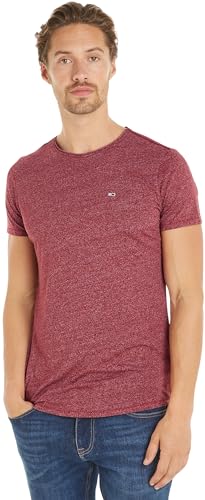 Tommy Jeans Herren T-Shirt Kurzarm Rundhalsausschnitt, Rot (Red Carpet), 3XL von Tommy Jeans