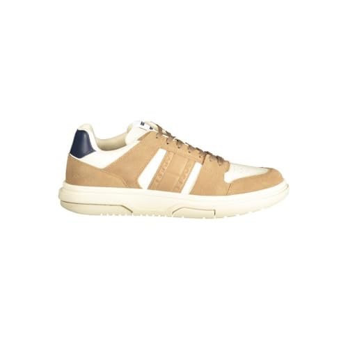 Tommy Jeans Herren Sneaker Brooklyn aus Wildleder, Braun (Light Sepia Brown), 41 von Tommy Jeans