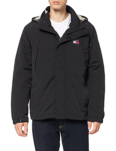 Tommy Jeans Herren Tju Three in One Parka, Black, S von Tommy Jeans