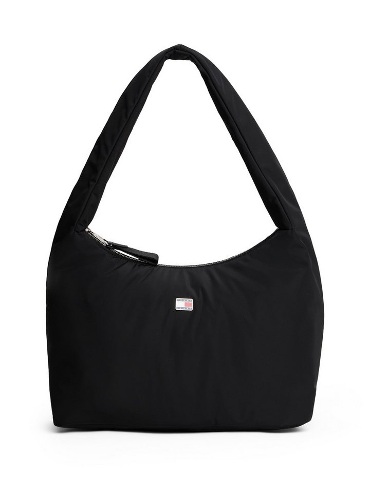 Tommy Jeans Hobo TJW URBAN NYLON HOBO, Damen Schultertasche, Minibag mit wertigem Logo-Emblem von Tommy Jeans