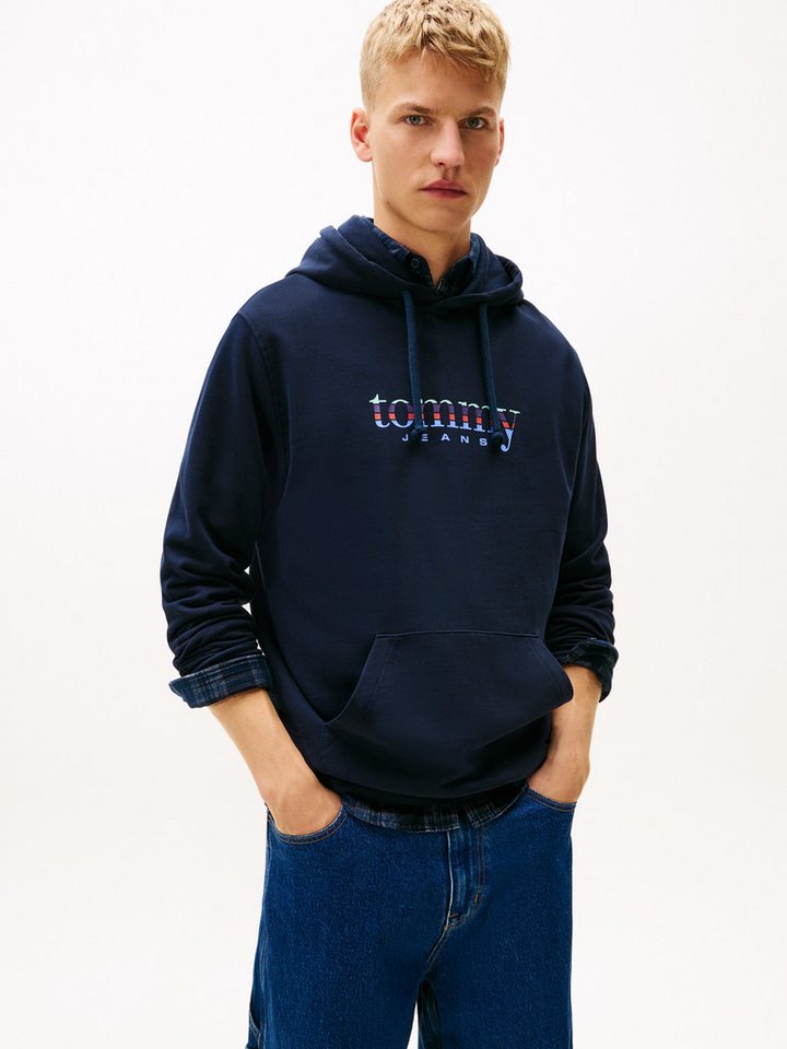Tommy Jeans Hoodie TJM REG ENTRY DNA PLAY regular fit, mehrfarbiges Logo, Sweatshirt von Tommy Jeans