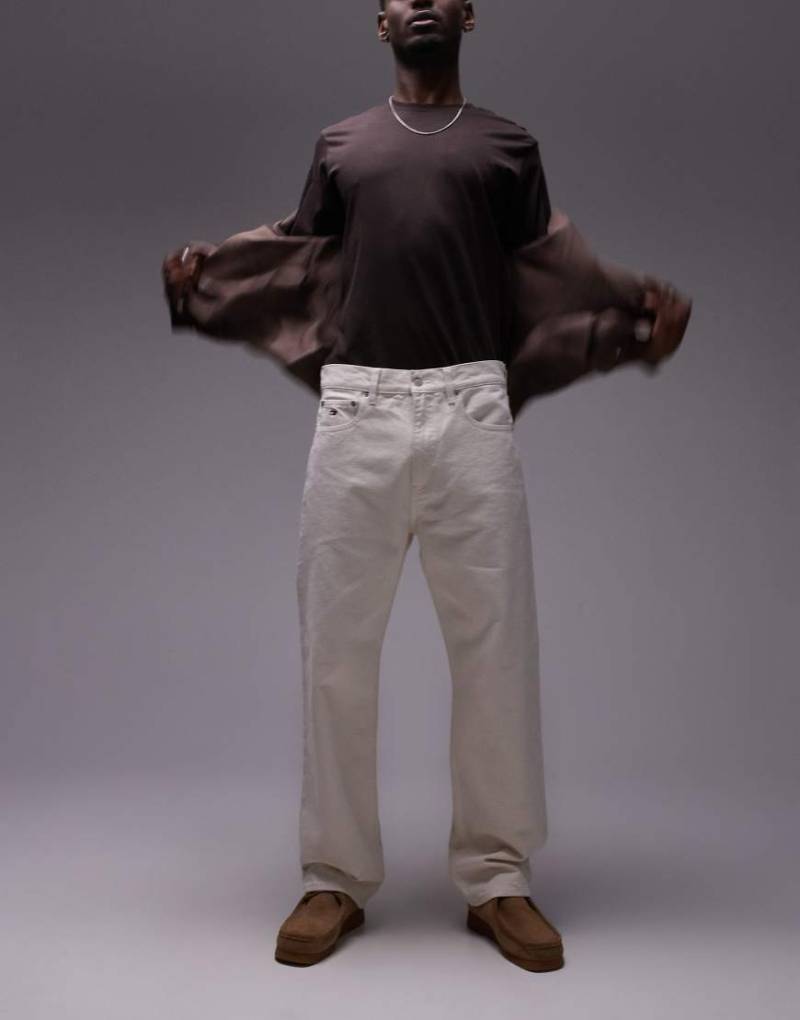 Tommy Jeans - Straight Jeans in Ecru-Weiß von Tommy Jeans