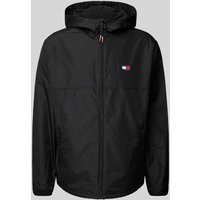 Tommy Jeans Jacke mit Logo-Detail Modell 'FLEECE LINED CHICAGO' in Black, Größe XXL von Tommy Jeans