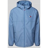 Tommy Jeans Jacke mit Logo-Detail Modell 'FLEECE LINED CHICAGO' in Rauchblau, Größe XXL von Tommy Jeans