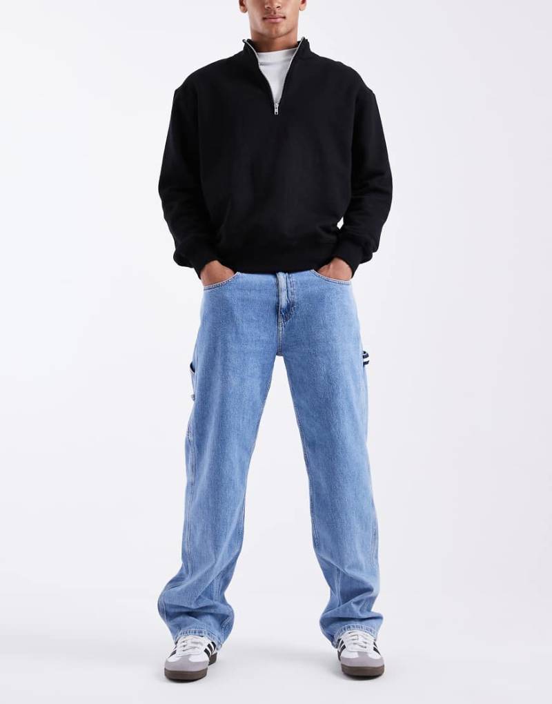 Tommy Jeans - Jamie - Locker und gerade geschnittene Carpenter-Jeans in heller Waschung-Blau von Tommy Jeans