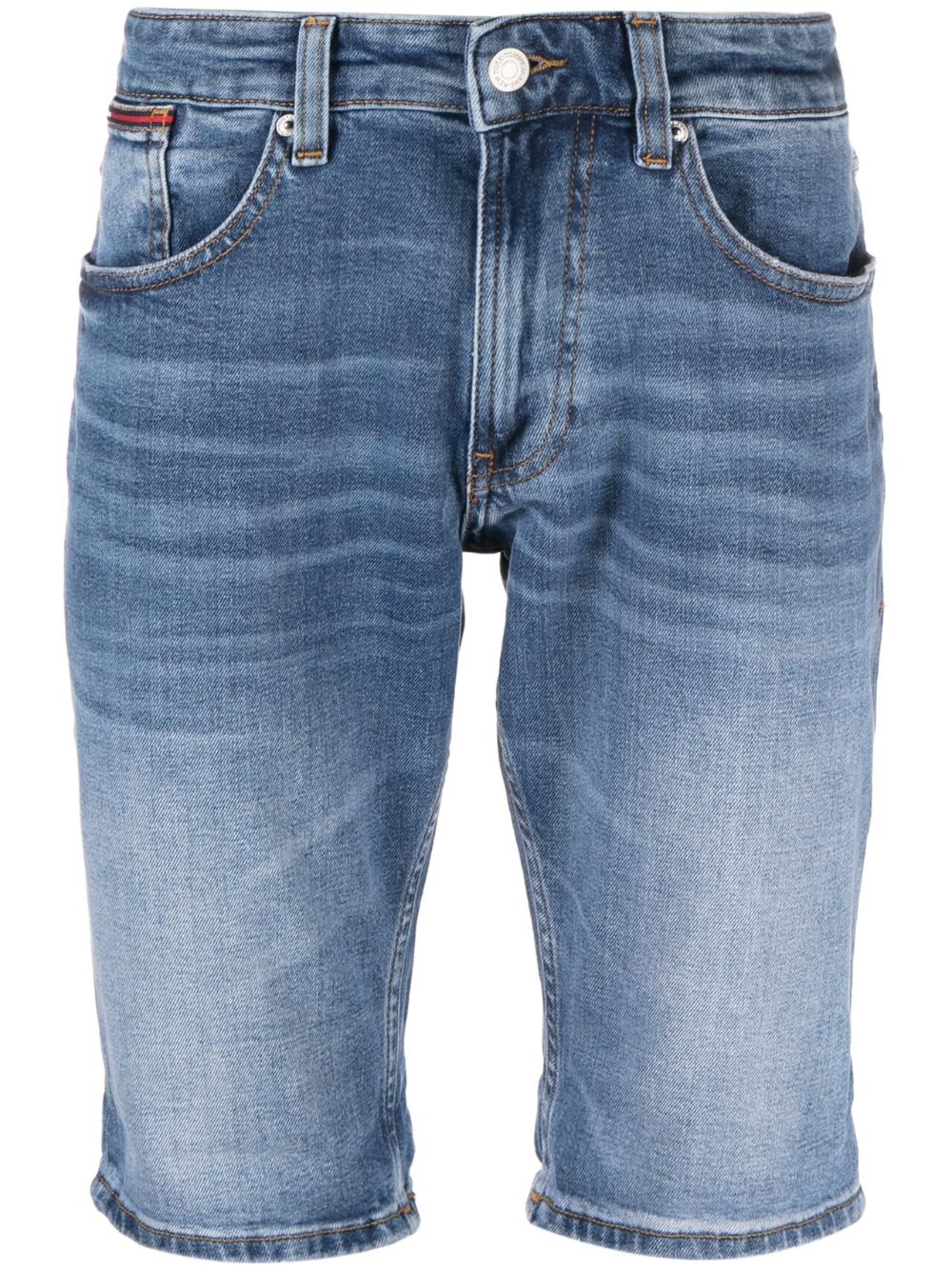 Tommy Jeans Jeans-Shorts mit Tragefalten - Blau von Tommy Jeans