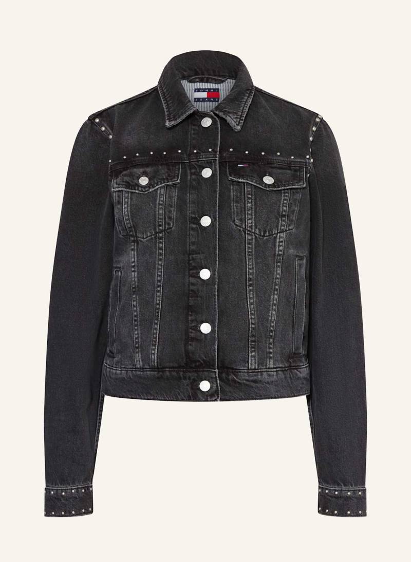 Tommy Jeans Jeansjacke Mit Nieten schwarz von Tommy Jeans